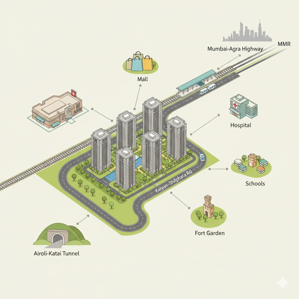 Olive Boulevard Panvel Location Map