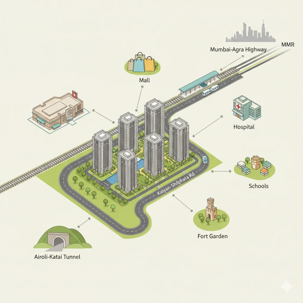 Olive Boulevard Panvel Location Map